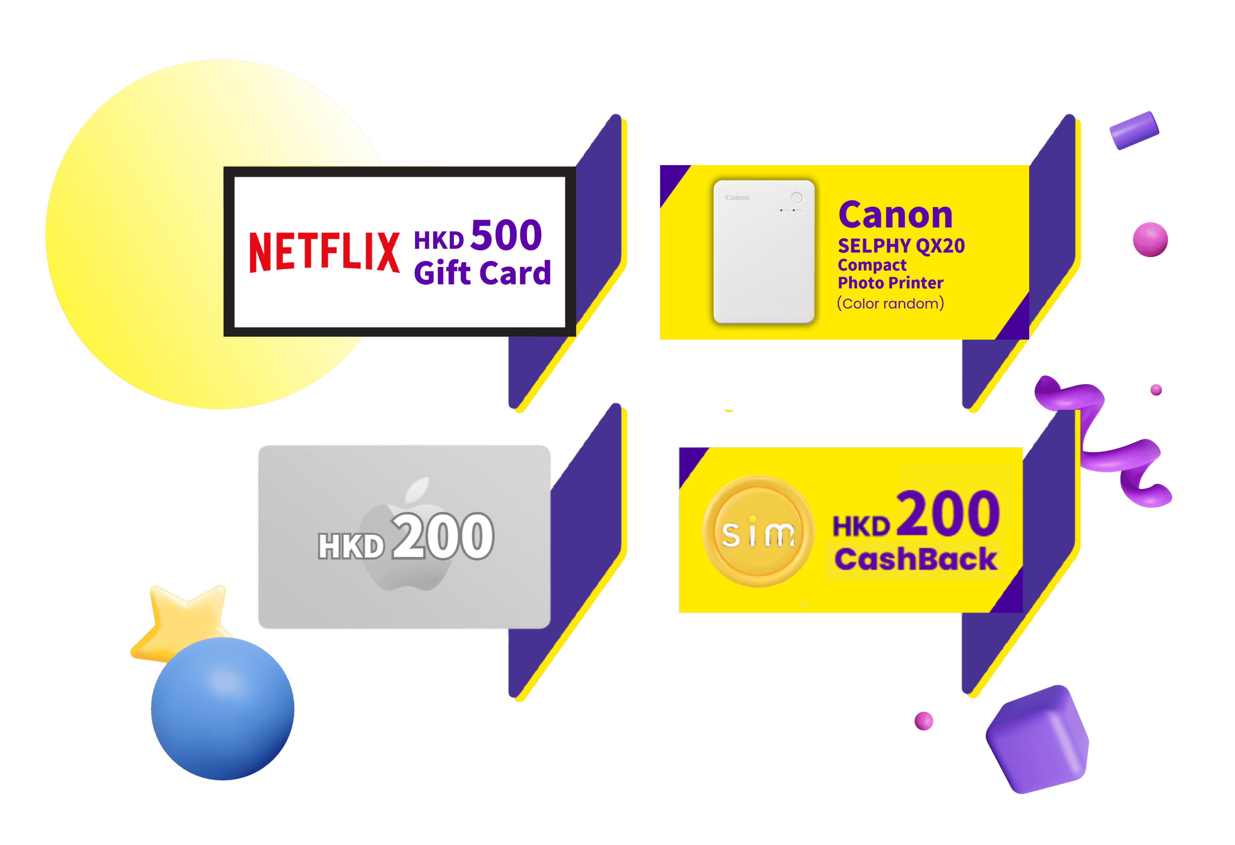 sim Credit Card - sim card - credit card - welcome offers - Apple - Apple Gift Card - HKTV Mall - HKTV Mall E-coupon